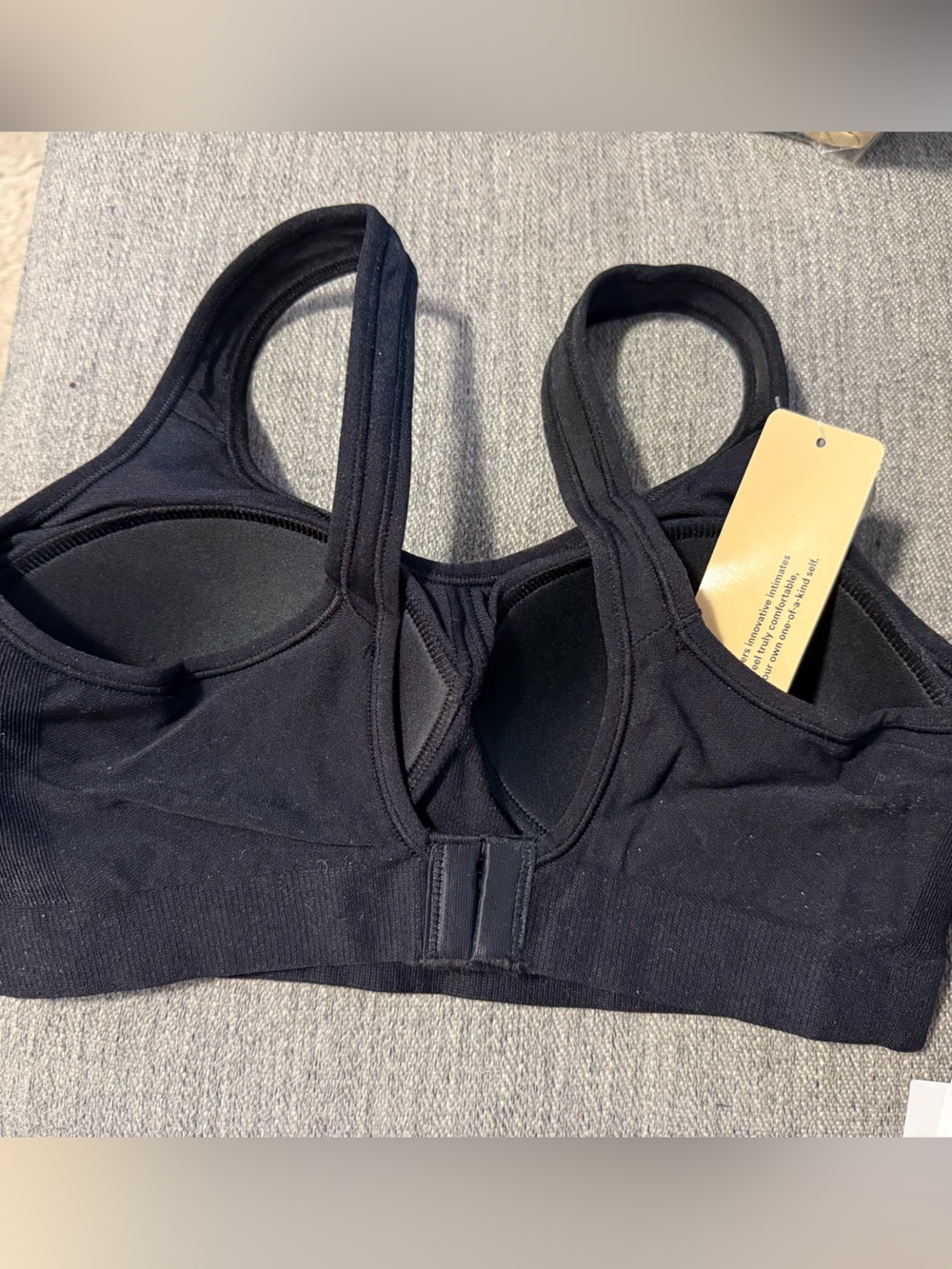 NWT Truekind Daily Comfort Wirefree Shaper Bra, Size Small, Black - Picture 7 of 9